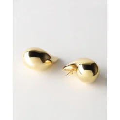 Smykker^Bottega Veneta d Teardrop Skulpturelle Stud Øreringe Gul