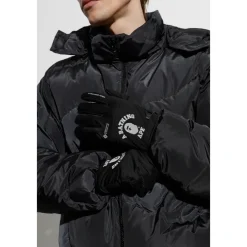 Handsker^A BATHING APE Handsker med logo Sort