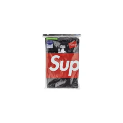 T-Shirts<Supreme Hanes Tagless T-shirts (3-pak) Sort