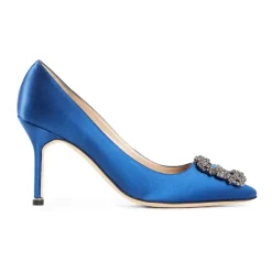Pumps|Stiletter^Manolo Blahnik Hangisi 90 Blå