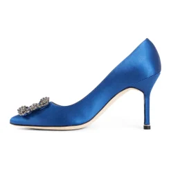 Pumps|Stiletter^Manolo Blahnik Hangisi 90 Blå