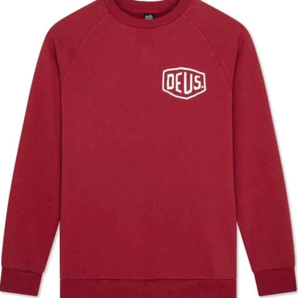 Sweatshirts<Deus Ex Machina Harajuku Address Crew Rød