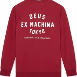Sweatshirts<Deus Ex Machina Harajuku Address Crew Rød