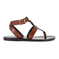 Sandaler<Saint Laurent Hardy Flat Sandal Brun