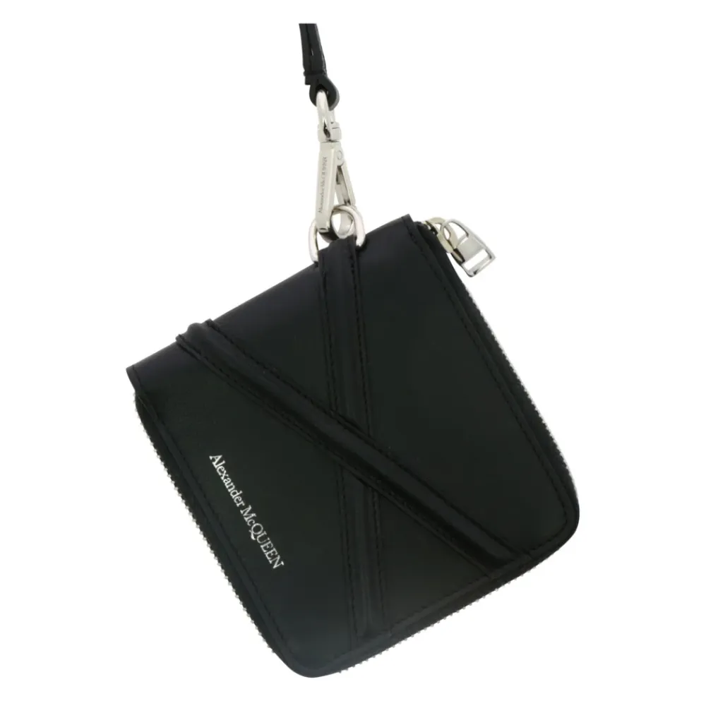 Punge & Kortholder^Alexander McQueen Harness Wallet Sort