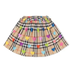Kjoler & Nederdele^Burberry Heart Check Cotton Skirt Multifarvet