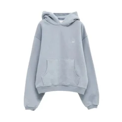 Trøjer<ERL Heathered Hoodie Knit Blå