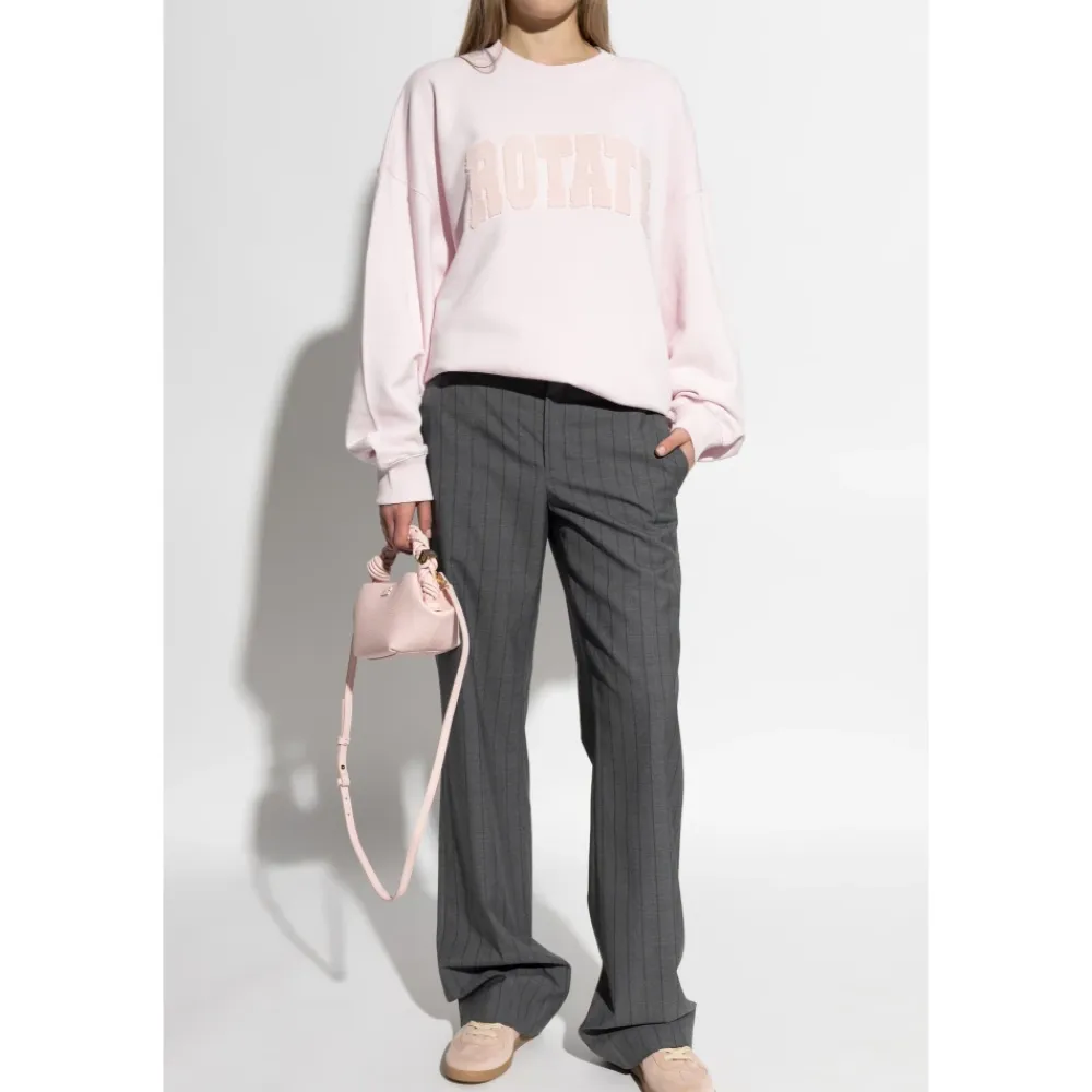 Sweatshirts<ROTATE Birger Christensen Heavy Sweat Crewneck Pink