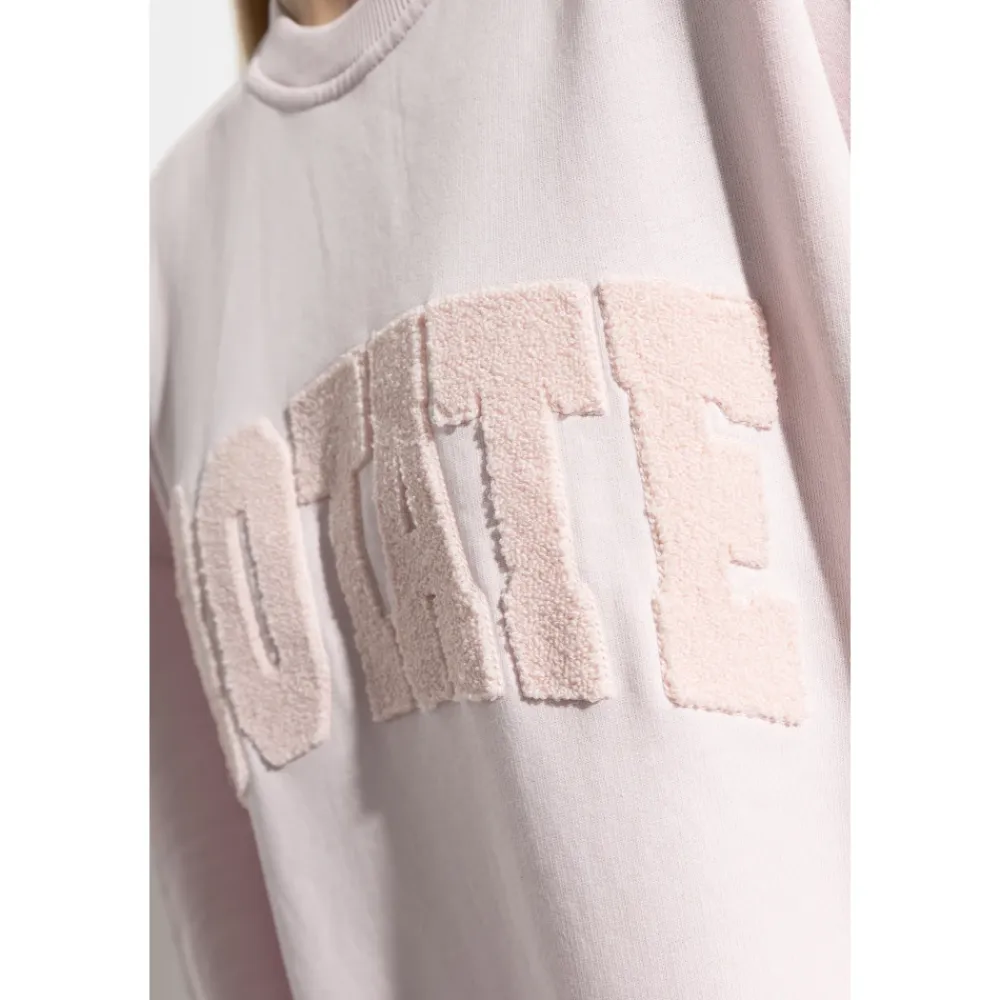 Sweatshirts<ROTATE Birger Christensen Heavy Sweat Crewneck Pink