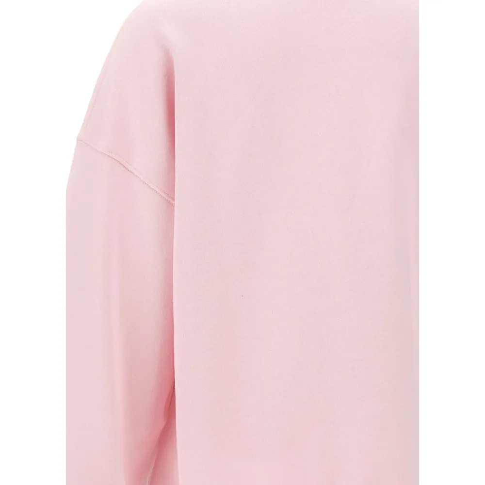Sweatshirts|Striktrøjer & Sweatere<ROTATE Birger Christensen Heavy Sweat Crewneck Pink