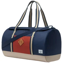 Rejsetasker^Herschel Heritage Duffle Taske Sort/Rød Striber Multifarvet
