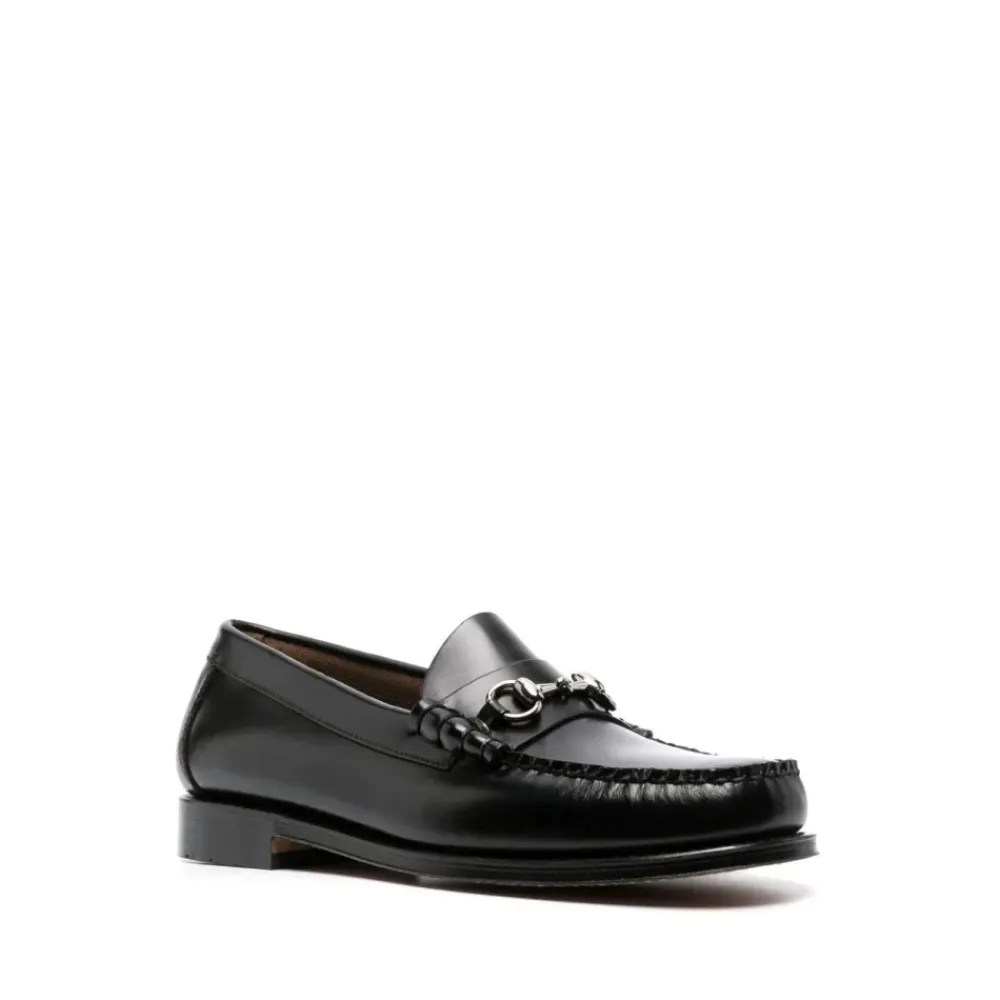 Loafers<G.H. Bass & Co. Heritage Lincoln Moc Læder Sko Sort