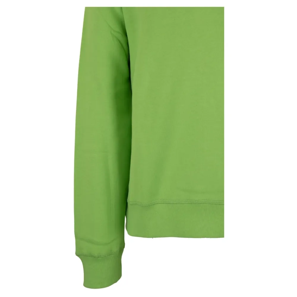 Sweatshirts<Dsquared2 Herre Pullover Sweatshirt med Icon Print Grøn