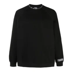 Sweatshirts<Pleasures Herre Raglan Crewneck Sweatshirt Sort
