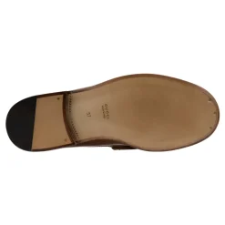 Loafers<Gucci Herre Slip-On Læder Loafers Brun