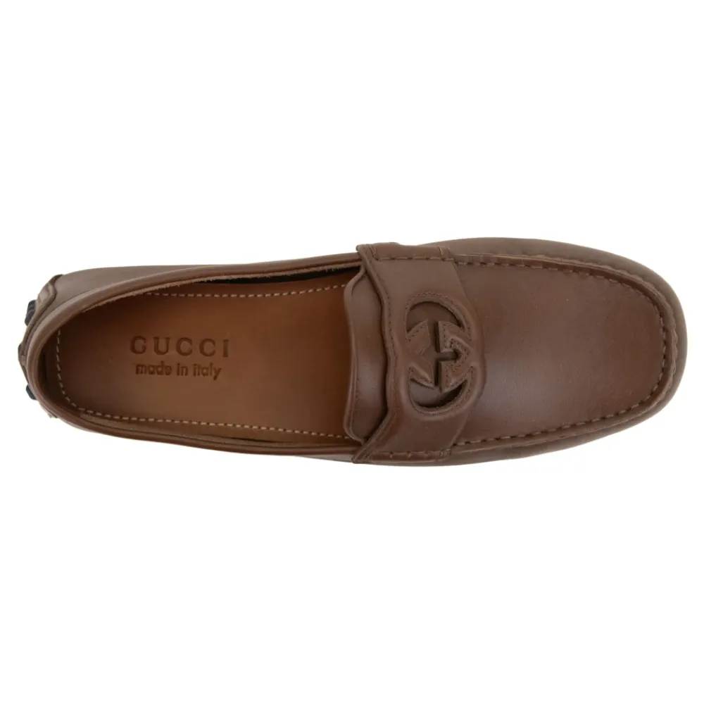 Loafers<Gucci Herre Slip-On Loafers Brun