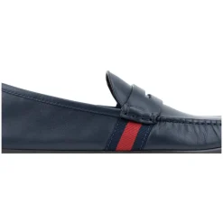 Loafers^Gucci Herre Slip-On Loafers Lædersko Blå