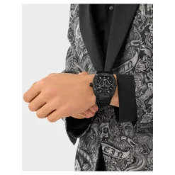 Ure^Philipp Plein HEXAGON Phantom Herreur Sort