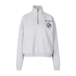 Sweatshirts^Sporty & Rich High Neck Sweatshirt Grå