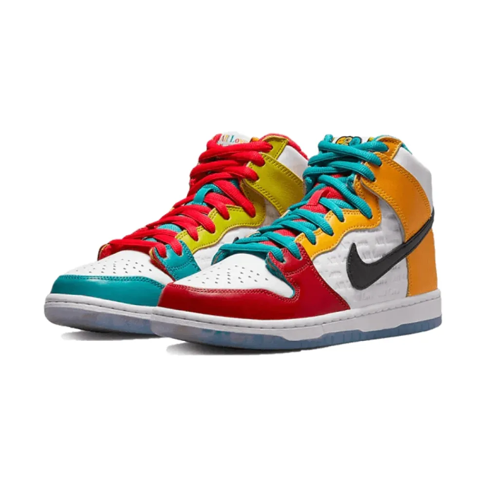 Sneakers<Nike High Pro froSkate All Love Skate Sko Multifarvet
