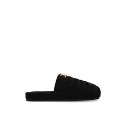 Hjemmesko<Versace Hjemmesko med logo Sort