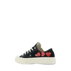 Sneakers<Comme des Garçons Play Hjerte Logo Canvas Sneakers Sort