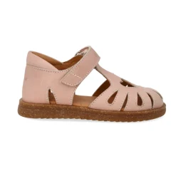 Sandaler^Angulus Hjerte og Velcro Sandal - Rosebud Pink