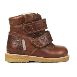 Støvler<Angulus Hjerte og Velcro Starter Støvle - Cognac Brun