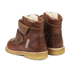 Støvler<Angulus Hjerte og Velcro Starter Støvle - Cognac Brun