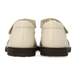 Sandaler<Angulus Hjerte Sandal med Velcro, Buttermilk Beige