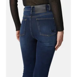 Jeans^Richmond Højtaljede bootcut mørke jeans Blå