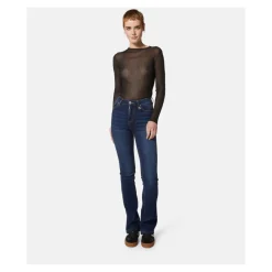 Jeans^Richmond Højtaljede bootcut mørke jeans Blå