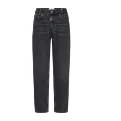 Jeans^Ball Højtaljede Cropped Jeans Vask Sort