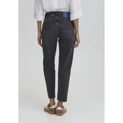 Jeans^Ball Højtaljede Cropped Jeans Vask Sort