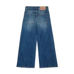 Underdele<Diesel Højtaljede jeans med vide ben Blå