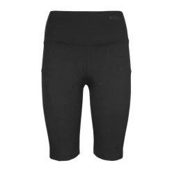 Træningsbukser & Tights<MSGM Højtaljet Logo Print Shorts Sort