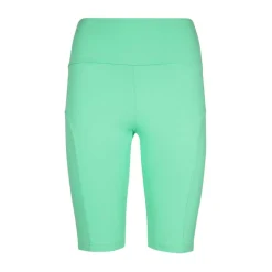Træningsbukser & Tights<MSGM Højtaljet Logo Print Shorts Grøn
