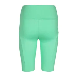 Træningsbukser & Tights<MSGM Højtaljet Logo Print Shorts Grøn