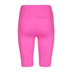 Træningsbukser & Tights<MSGM Højtaljet Logo Print Shorts Pink