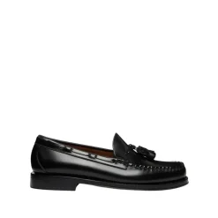 Loafers<G.H. Bass & Co. Håndlavet Brune Læder Loafers med Tassel Sort
