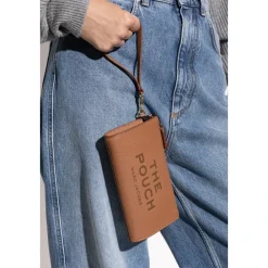 Clutch<Marc Jacobs Håndtaske med logo Brun