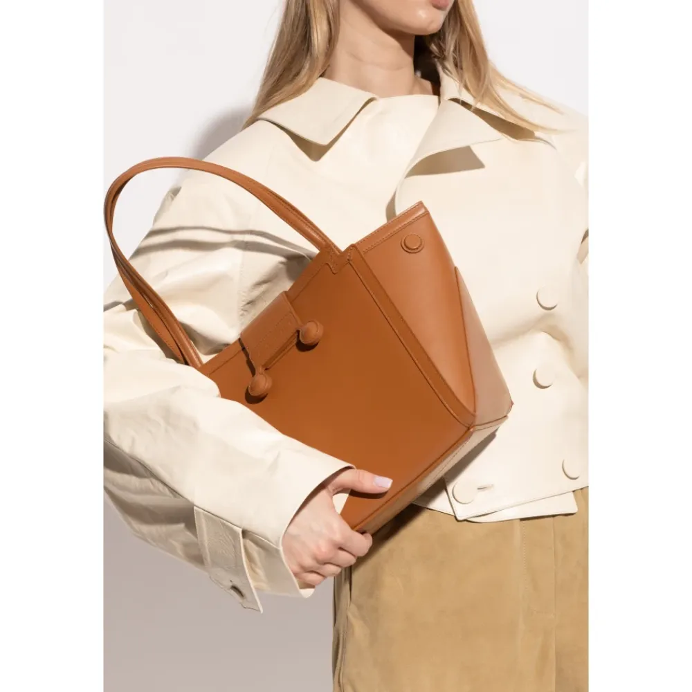 Indkøbstasker<Marni Håndtaske Riviera Mini Brun