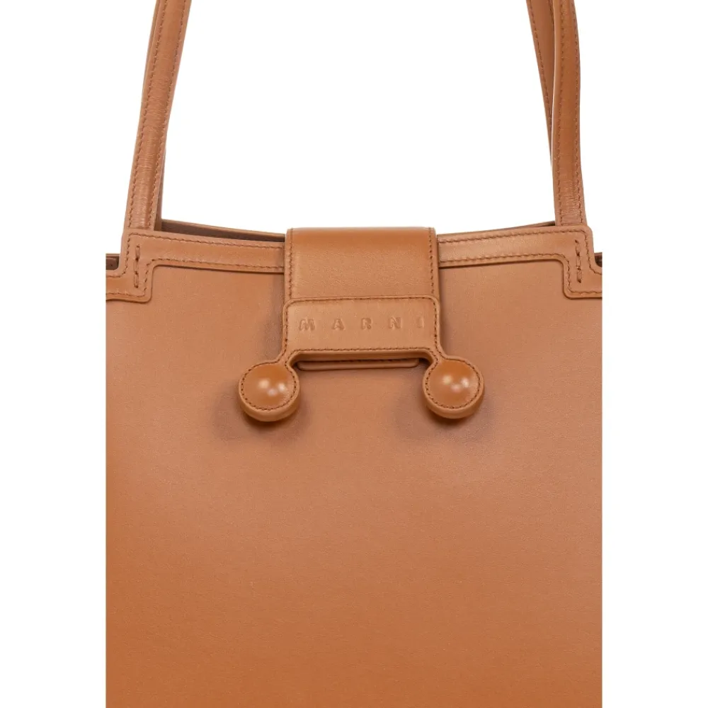 Indkøbstasker<Marni Håndtaske Riviera Mini Brun