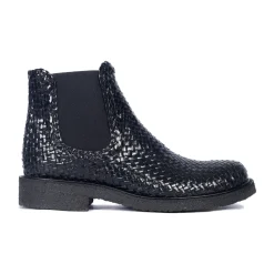 Støvler|Chelsea Boots^Angulus Håndvævet Chelsea Støvle - Sort