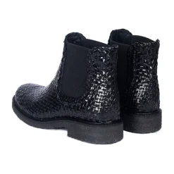 Støvler|Chelsea Boots^Angulus Håndvævet Chelsea Støvle - Sort