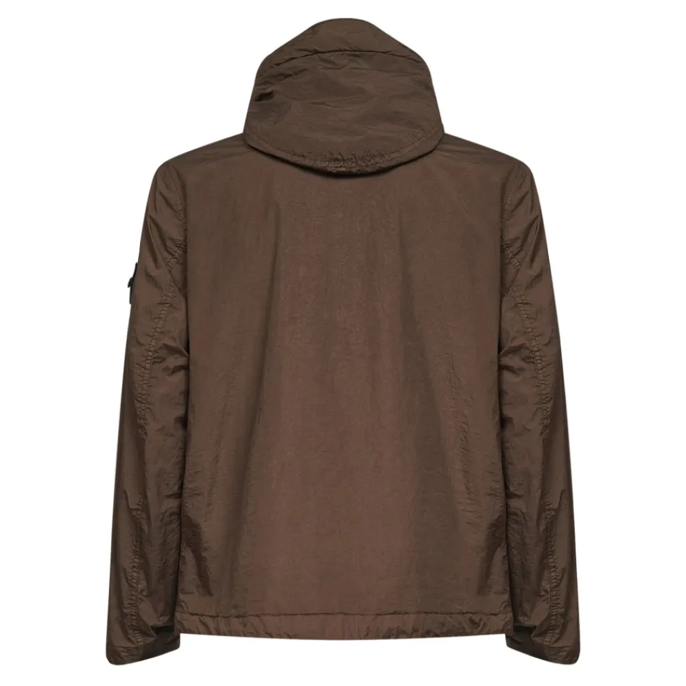Jakker^Stone Island Hooded Jacket Brun