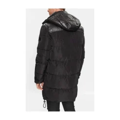 Frakker<Karl Lagerfeld Hooded Parka Sort