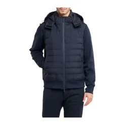 Træningsjakker<People of Shibuya Hooded Quilted Jacket Blå