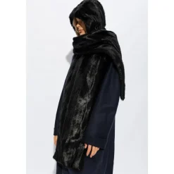 Tørklæder^Burberry Hooded Scarf Sort