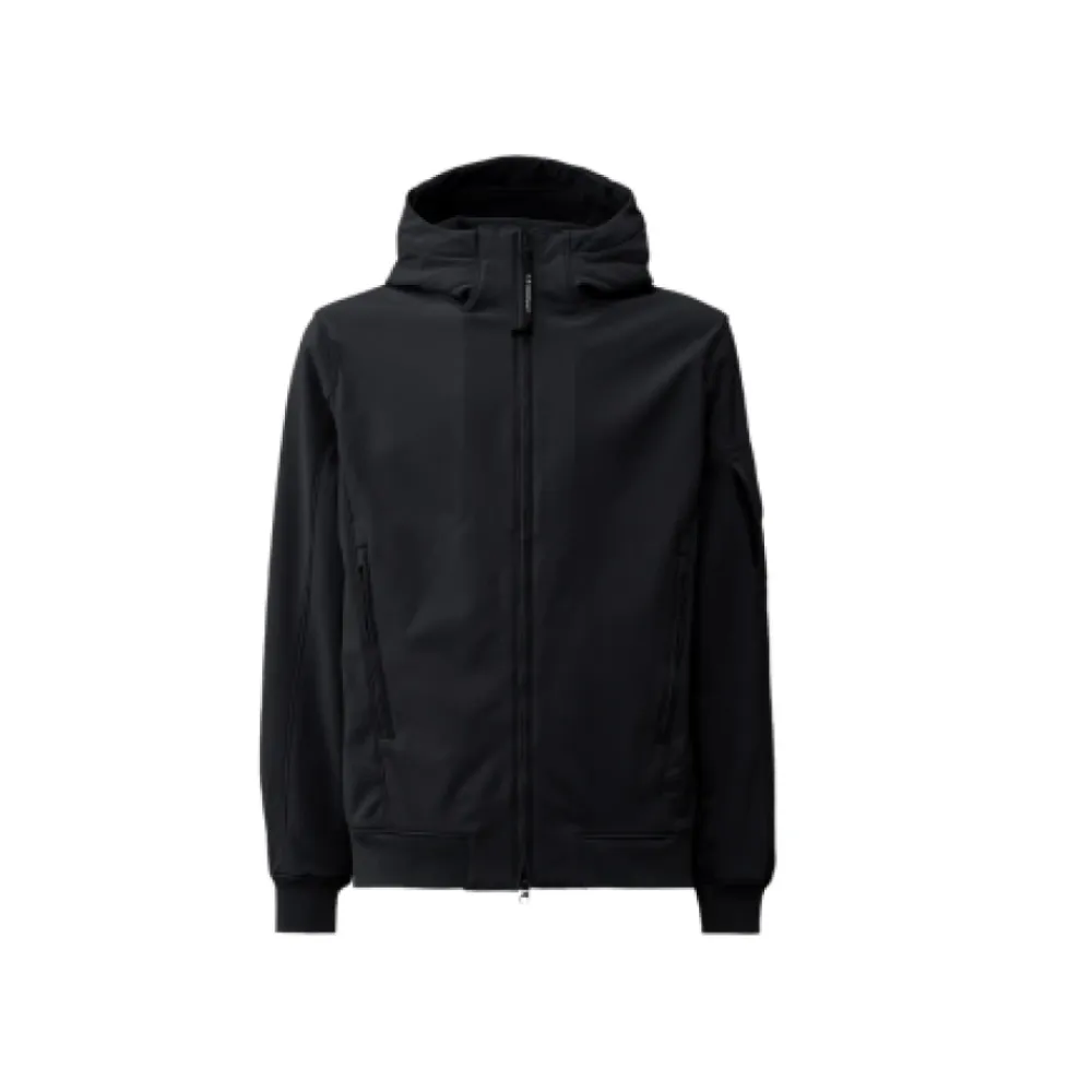 Jakker<C.P. Company Hooded Shell-R Windbreaker Jakke Blå